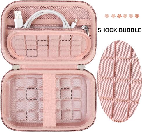 Hard Carrying Case Compatible with Canon Ivy 2 Mini Photo Printer, Wireless Bluetooth Portable Smartphone Printer, Zipper Mesh Pocket for USB Cable, Zink Photo Paper, Black in Kuwait
