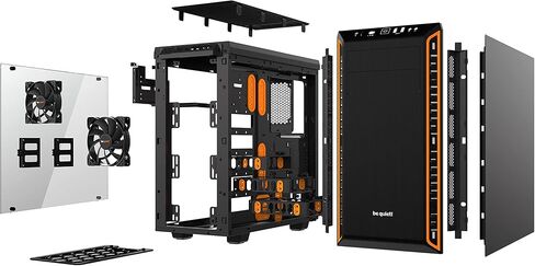 كن هادئًا! قاعدة نقية 600 نافذة Gehäuse برتقالية BGW20 in Kuwait