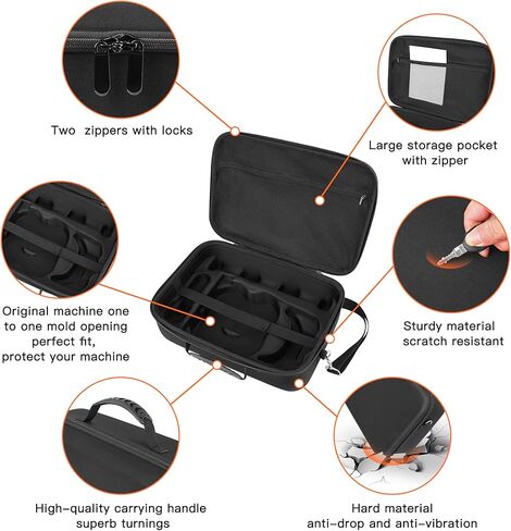 Risou Hard EVA Drone Storage Case Compatible with DJI Avata Pro-View Combo (DJI Goggles 2) in Kuwait