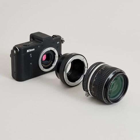 Urth Lens Mount Adapter: Compatible for Nikon F Lens to Nikon 1 Camera Body in Saudi Arabia