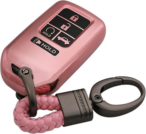 Coolbestda 5Buttons TPU Full Protector Key Fob Transmitter Cover Case Keyless Shell for 2022 2021 2020 2019 2018 2017 Honda Accord Civic CR-V CRV Pilot EX EX-L Touring Premium Insight A2C81642600 in Kuwait