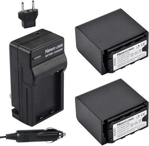 بطارية بديلة Newmowa VW-VBD78 (عبوة من قطعتين) ومجموعة شاحن لباناسونيك VW-VBD78 VW-VBD58 وAG-3DA1، AG-AC8، AG-DVC30، AG-HPX171، AG-HPX255، AJ-PCS060، AJ-PX298 ،HC-MDH2،HC-X1000،HDC-Z10000 in Kuwait