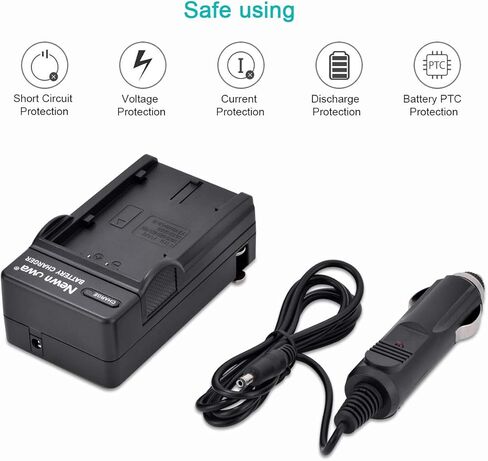 بطارية بديلة Newmowa VW-VBD78 (عبوة من قطعتين) ومجموعة شاحن لباناسونيك VW-VBD78 VW-VBD58 وAG-3DA1، AG-AC8، AG-DVC30، AG-HPX171، AG-HPX255، AJ-PCS060، AJ-PX298 ،HC-MDH2،HC-X1000،HDC-Z10000 in Kuwait