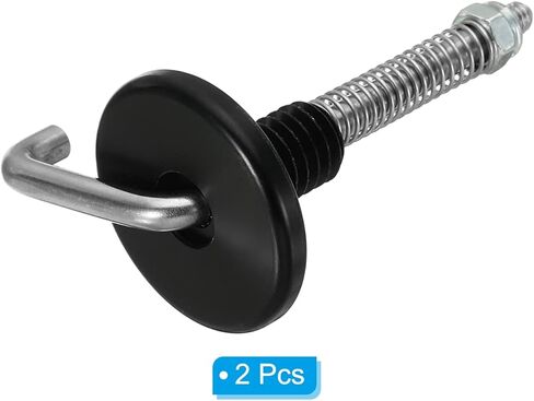 خطاف ثلاثي القوائم مقاس 3/8 انش من باتيكيل، عبوة من قطعتين من خطاف كيس الرمل مضاد للانزلاق لتثبيت العمود المركزي من الستانلس ستيل لالتقاط الكاميرا، فضي واسود in Kuwait