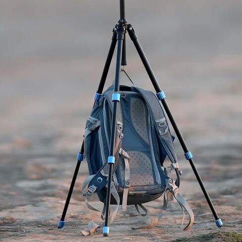 خطاف ثلاثي القوائم مقاس 3/8 انش من باتيكيل، عبوة من قطعتين من خطاف كيس الرمل مضاد للانزلاق لتثبيت العمود المركزي من الستانلس ستيل لالتقاط الكاميرا، فضي واسود in Kuwait