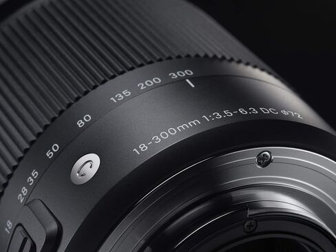 عدسة سيجما 18-300 ملم F3.5-6.3 معاصرة DC Macro OS HSM لكاميرات نيكون (متجددة) in Saudi Arabia