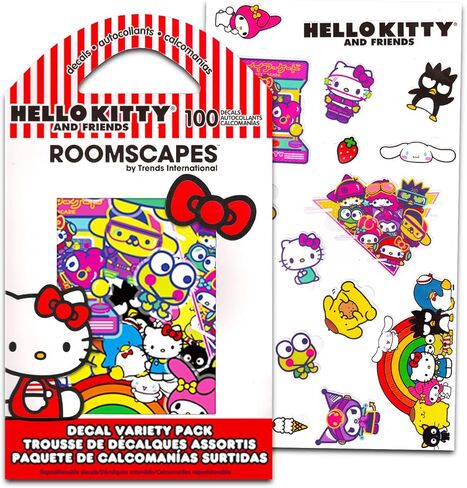 هيلو سان ريو, ملصق هالو كيتي - حزمة مع 11 ملصق هالو كيتي متنوعة لأجهزة اللابتوب والجوالات وزجاجات المياه وغيرها من ملصقات القطط (ملصقات هالو كيتي) in Kuwait