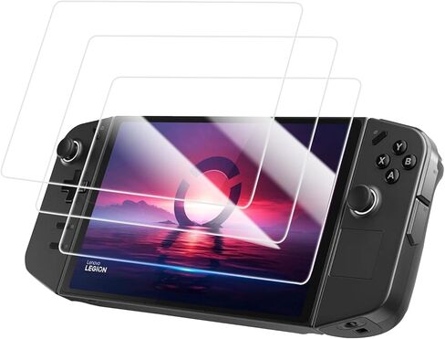 واقي شاشة KSKSPE لجهاز Lenovo Legion Go Gaming Handheld 2023، واقي شاشة Ultra HD/مضاد للخدش/9H من الزجاج المقسى لجهاز Lenovo Legion Go Gaming Handheld 8.8 بوصة (3 عبوات) in Kuwait