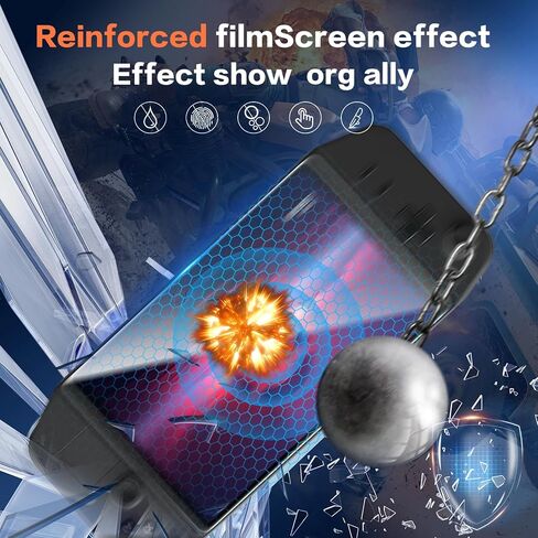 واقي شاشة KSKSPE لجهاز Lenovo Legion Go Gaming Handheld 2023، واقي شاشة Ultra HD/مضاد للخدش/9H من الزجاج المقسى لجهاز Lenovo Legion Go Gaming Handheld 8.8 بوصة (3 عبوات) in Kuwait