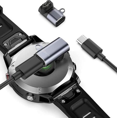 USB-C Adapter for Garmin Watch, Compatible with Garmin Fenix 7 7S 7X 6 6S 6X 5 5S 5X, Forerunner 945 45 45S 245 Music, Instinct 1/2/2S/Tide etc in Kuwait