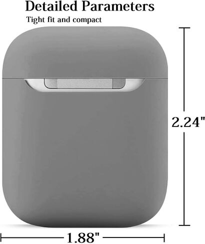 LXSS Airpods Case No Keychain,AirPods Case Cover,Full Protective Silicone AirPods Accessories Skin Cover,Compatible with Airpods 1 and 2 Case,Front LED Visible,Supports Wireless Charging(Sand Pink) in Kuwait