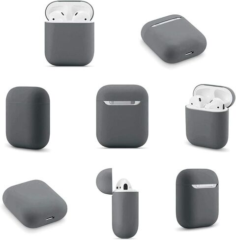 LXSS Airpods Case No Keychain,AirPods Case Cover,Full Protective Silicone AirPods Accessories Skin Cover,Compatible with Airpods 1 and 2 Case,Front LED Visible,Supports Wireless Charging(Sand Pink) in Kuwait