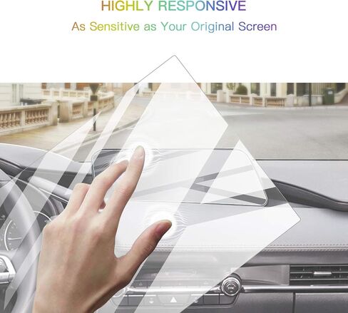 for 2024 Mazda3 2024 Mazda CX-30 Screen Protector Mazda CX30 2024 Accessories for 2024 Mazda3 Mazda CX-30 10.25 Inch Navigation Display Screen 2024 Mazda3 Accessories (2Pcs without Round Hole) in Saudi Arabia