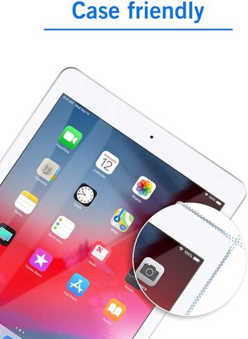 تانتيك واقي شاشة لجهاز ايباد ميني 5 (2019) وايباد ميني 4.7.9 انش، طبقة من الزجاج المقوى، فائق الشفافية، مضاد للخدش، خالي من الفقاعات، مناسب للحافظة in Kuwait