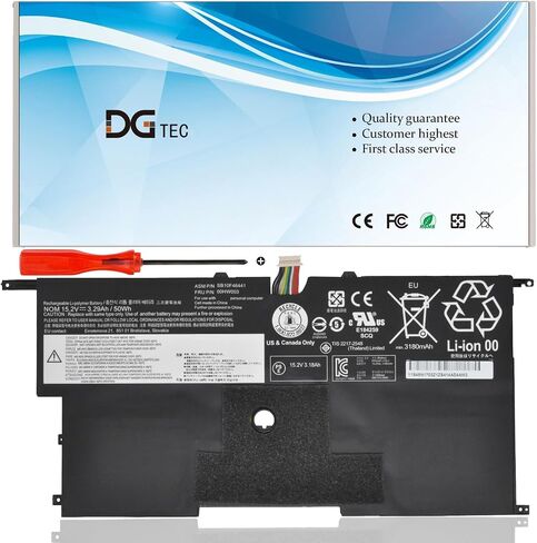 DGTEC 00HW002 00HW003 SB10F46440 SB10F46441 Laptop Battery for Lenovo THINKPAD X1 Carbon GEN 3 2015 Gen 2 14" Series (15.2V 50Wh/3180mAh) in Saudi Arabia