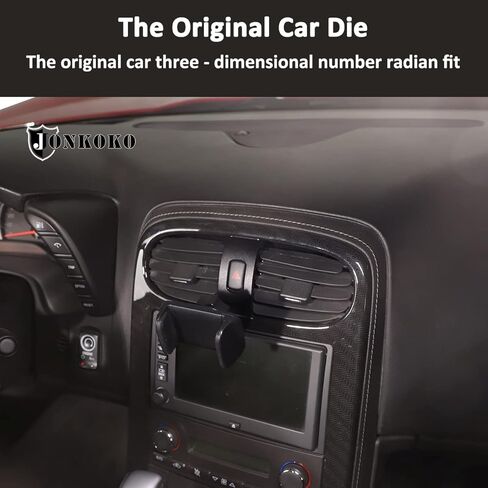 JONKOKO Alumium Alloy Phone Mount for Car Vent for Chevrolet Corvette C6 2005-2013 Car Central Control Car Phone Mount,Auto Mobile Phone Holder Fit for Smartphone, iPhone (Style D) in Saudi Arabia
