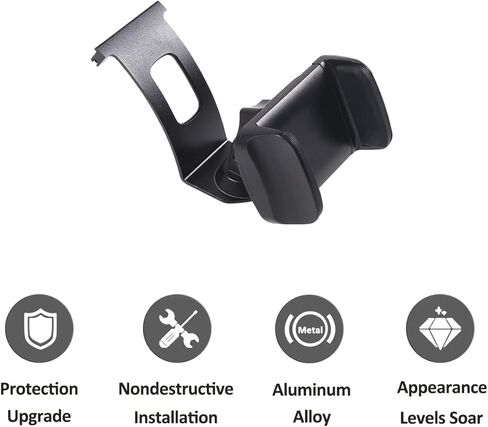 JONKOKO Alumium Alloy Phone Mount for Car Vent for Chevrolet Corvette C6 2005-2013 Car Central Control Car Phone Mount,Auto Mobile Phone Holder Fit for Smartphone, iPhone (Style D) in Saudi Arabia