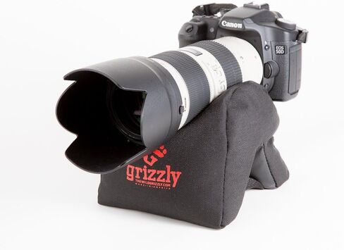 Grizzly Camera Bean Bag (MEDIUM - BLACK), Photography Bean Bag, Video Bean Bag, Camera Support, Camera Sandbag, Birders Bean Bag, Tripod, Spotting Scope Support, Safari & Photo Tours. in Saudi Arabia