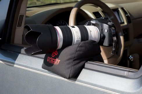 Grizzly Camera Bean Bag (MEDIUM - BLACK), Photography Bean Bag, Video Bean Bag, Camera Support, Camera Sandbag, Birders Bean Bag, Tripod, Spotting Scope Support, Safari & Photo Tours. in Saudi Arabia
