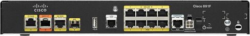 Cisco C891F-K9 Ethernet Integrated Services Router V.92 and ISDN Backup, 8-Gigabit Ethernet Ports, 802.11n Access Point, Small Form-factor Pluggable (SFP), 1-Year Limited Hardware Warranty (C891F-K9) in Saudi Arabia