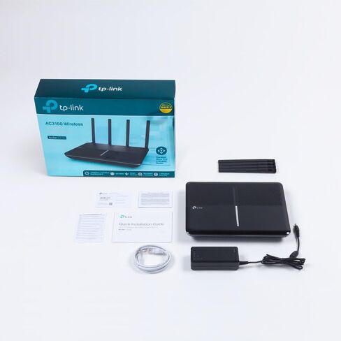 TP-Link AC3150 Wireless MU-MIMO Gigabit Router, Archer C3150,black in Kuwait