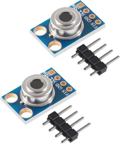 ACEIRMC 2 قطعة GY-906 MLX90614ESF عدم الاتصال مستشعر درجة الحرارة بالأشعة تحت الحمراء وحدة IIC I2C المسلسل لاردوينو in Kuwait