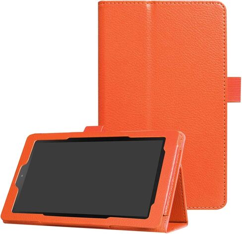 for Amazon Kindle All New Fire 7 SR043KL 7th/9th Generation Smart Cover,Ultra Slim Folio Stand Leather Case Cover for Kindle Fire HD7 7" (2017/2019 Release) (Li-Black) in Saudi Arabia