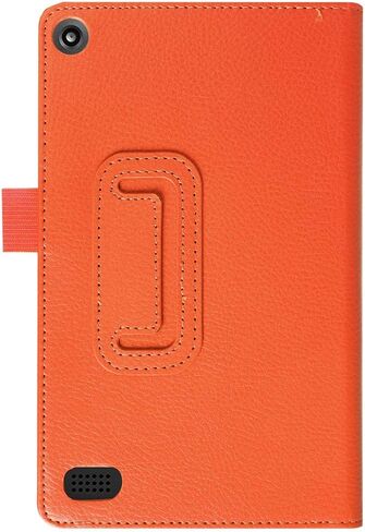 for Amazon Kindle All New Fire 7 SR043KL 7th/9th Generation Smart Cover,Ultra Slim Folio Stand Leather Case Cover for Kindle Fire HD7 7" (2017/2019 Release) (Li-Black) in Saudi Arabia