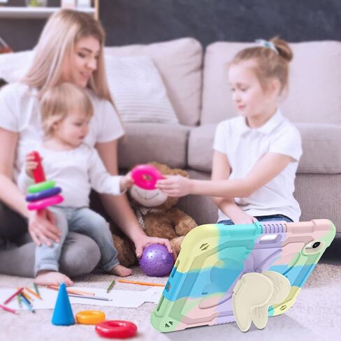 BENTOBEN iPad Mini 6 Case, 2021 iPad Mini 6th Generation Case with Pencil Holder 2 in 1 Heavy Duty Rugged Shockproof Kickstand Hybrid Bumper Protective Girl Women Boy Mini 6 Tablet Cover,Purple Design in Kuwait