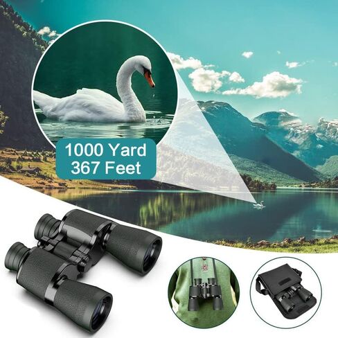 Binoculars for Adults High Powered HD BAK4 FMC Lens Clear Waterproof,Binoculares de Largo Alcance,Binocular for Bird Watching Traveling Hunting Cruise Ship Concerts etc,Clear Low Light Vision at Night in Saudi Arabia