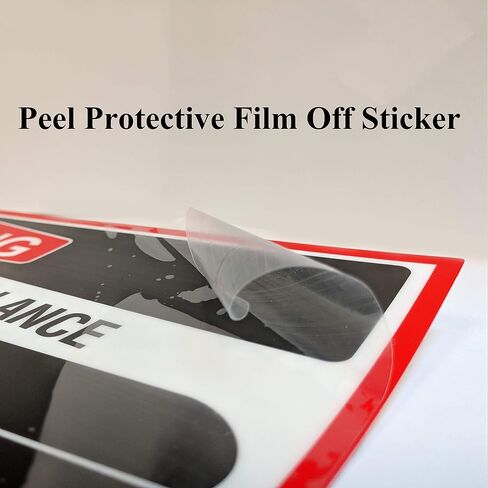 6 Pack Decal Self Adhesive Audio & Video Sign Vinyl Weatherproof Resistant CCTV Surveillance Stickers English/Spanish Security Logo in Saudi Arabia