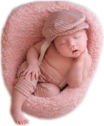 حديثي الولادة فتاة تصوير دعائم طفل بنات وردي شريط التصوير التصوير التصوير الفوتوغرافي تلقى أزياء لطيف كاب الحمالات السراويل طفل الصور الدعائم in Kuwait