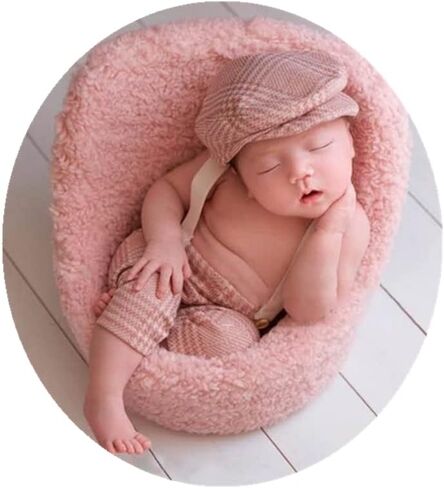حديثي الولادة فتاة تصوير دعائم طفل بنات وردي شريط التصوير التصوير التصوير الفوتوغرافي تلقى أزياء لطيف كاب الحمالات السراويل طفل الصور الدعائم in Kuwait