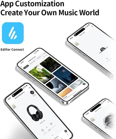 Edifier W820NB Plus Over-Ear Active Noise Cancelling Headphones, Clear Calls with Deep Noise Reduction,Bluetooth Headphones with LDAC for Hi Res Wireless Audio Comfortable Fit,Bluetooth 5.2 in Saudi Arabia
