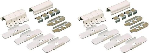 Legrand Wiremold 500 Series Metal Raceway Accessory Pack, Ivory 1 Pack | Extend Permanent Power, Durable Steel, Screw Installation, Paintable, Customizable Cut to Size, Surface Mount in Kuwait