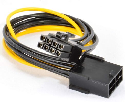 JacobsParts 8-Inch 8 pin PCI Express PCI-E Power Extension Cable for Video Card in Saudi Arabia