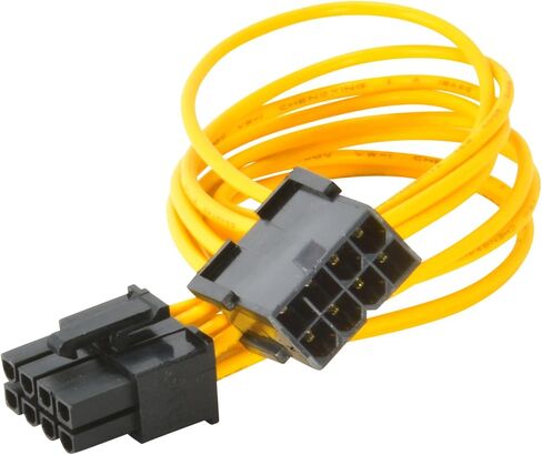 JacobsParts 8-Inch 8 pin PCI Express PCI-E Power Extension Cable for Video Card in Saudi Arabia