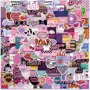 200pcs Cool Girls Cartoon Y2K Stickers for Laptop Phone,DIY Waterproof Graffiti for Luggage Guitar Skateboard Vinyl Decals,Adults Teens Girls Gift in Kuwait