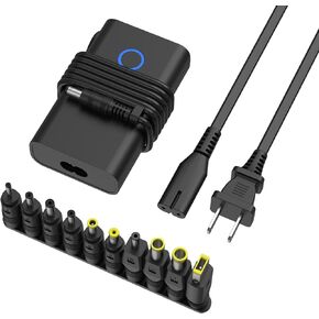 Laptop Charger, 45W 19.5V 2.31A AC Computer Charger Power Cord with 10 Optional Connectors Compatible with Asus Toshiba Lenovo Acer Dell HP Samsung ThinkPad in Kuwait