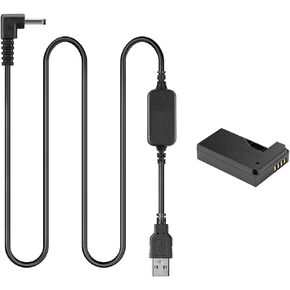 كابل شاحن USB 5 فولت تيار مستمر 8.4 فولت ACK-E15 يناسب باور بانك المحمول DR-E15 بطارية وهمية لكانون EOS 100D كيس x7 ريبيل SL1 in Kuwait