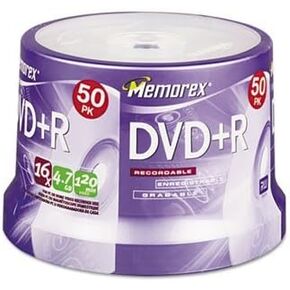 Imatn-Memorex Dvd+R Recordable Disc ,Dvd+R ,4.7Gb ,50/Spndl (Pack Of 4 in Saudi Arabia