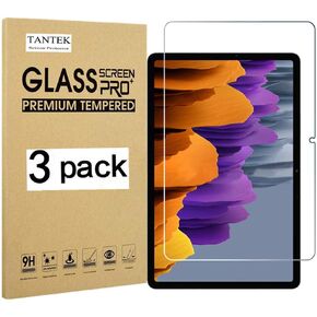 TANTEK [3-Pack Screen Protector for Samsung Galaxy Tab S7(SM-T870/T875,2020) 11 inch,Tempered Glass Film,Ultra Clear,Anti Scratch,Bubble Free in Kuwait