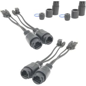 V-Fiabilidad POE كابل الطاقة السلبية عبر كابل محول إيثرنت POE الفاصل حاقن وحدة إمدادات الطاقة 12-48 فولت لكاميرا CCTV IP in Kuwait