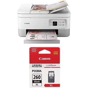 Canon PIXMA TR7020a All-in-One Wireless Color Inkjet Printer, with Duplex Printing, Mobile Printing, and Auto Document Feeder, Black, Works with Alexa