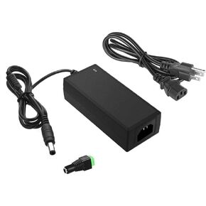24V 2A Power Supply AC/DC 24volt 2A 48W Power Adapter AC 100~240V to DC 24v 2amp 1A Transformer 5.5x2.5mm DC Plug Converter 24V DC Power Supply for 24V LED Srip Lights CCTV Camera