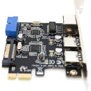 Dracaena PCI-E إلى منفذ جيجابت إيثرنت ومنفذين USB 3.0 in Kuwait