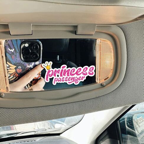 314PI Passenger Princess Sticker, Princess Water Assistant Die-Cut Stickers Vinyl Decals for Mirror Car Laptop, Princess Sticker, Christmas Gifts for Funny Girlfriend Relationship (2x2 Inch, PP 03) in Kuwait