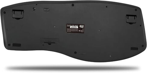 Adesso Truform Media 1600 (WKB-1600CB) لوحة مفاتيح لاسلكية مريحة بتردد 2.4 جيجا هرتز وفأرة ضوئية، ومفاتيح الوسائط المتعددة وماوس DPI قابل للتعديل 5 ملايين ضغطة مفاتيح باللون الأسود in Saudi Arabia
