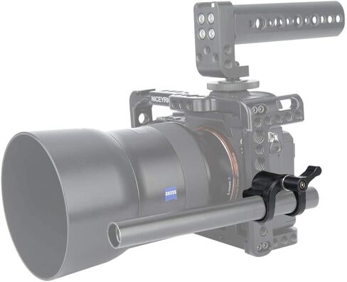NICEYRIG 15mm Rod Clamp, Single Rod Holder for 15mm Rail Support System, EVF Mount, LED Light, Microphone - 331 in Saudi Arabia