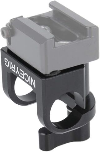 NICEYRIG 15mm Rod Clamp, Single Rod Holder for 15mm Rail Support System, EVF Mount, LED Light, Microphone - 331 in Saudi Arabia